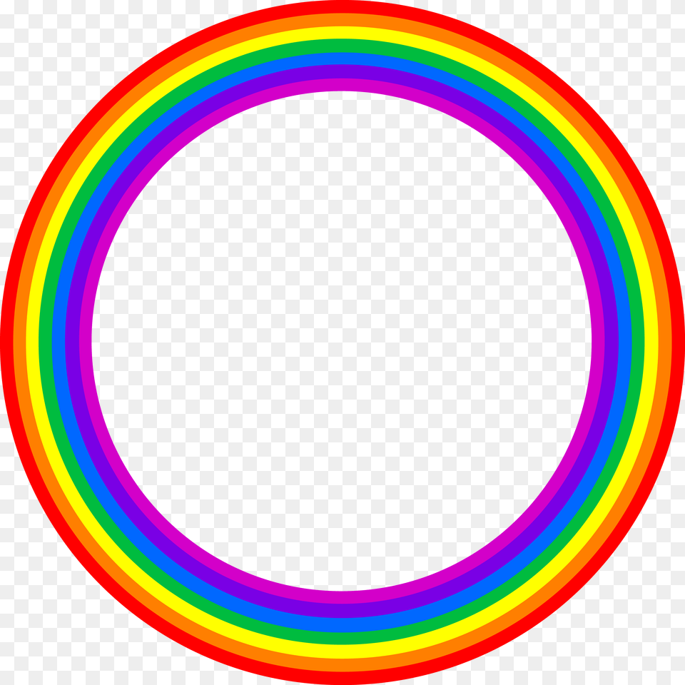 Rainbow Clip Art, Hoop, Oval Free Png Download