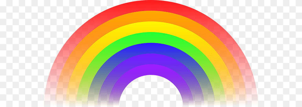 Rainbow Clip Art In Color Rainbows, Light, Nature, Night, Outdoors Free Transparent Png