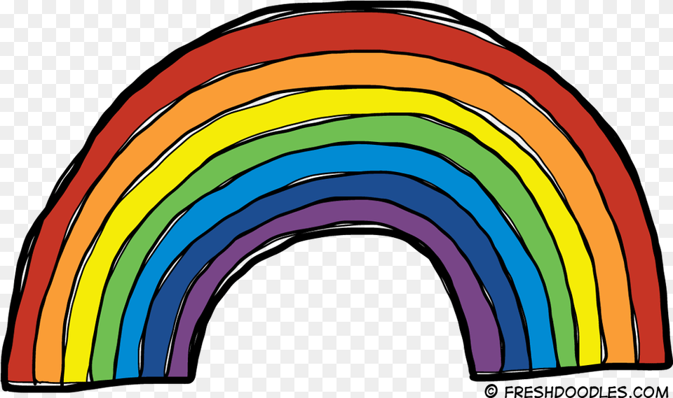 Rainbow Clip Line Art Many Colours In A Rainbow, Arch, Architecture, Clothing, Swimwear Free Png