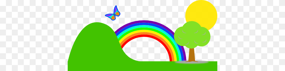 Rainbow Clipart, Art, Graphics, Green, Food Png Image