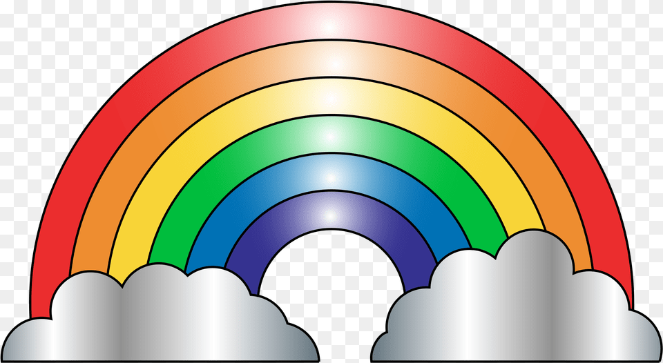 Rainbow Clipart, Art, Graphics, Nature, Outdoors Png Image