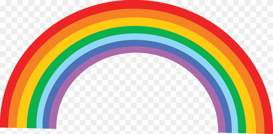 Rainbow Clipart, Nature, Outdoors, Sky, Light Free Transparent Png