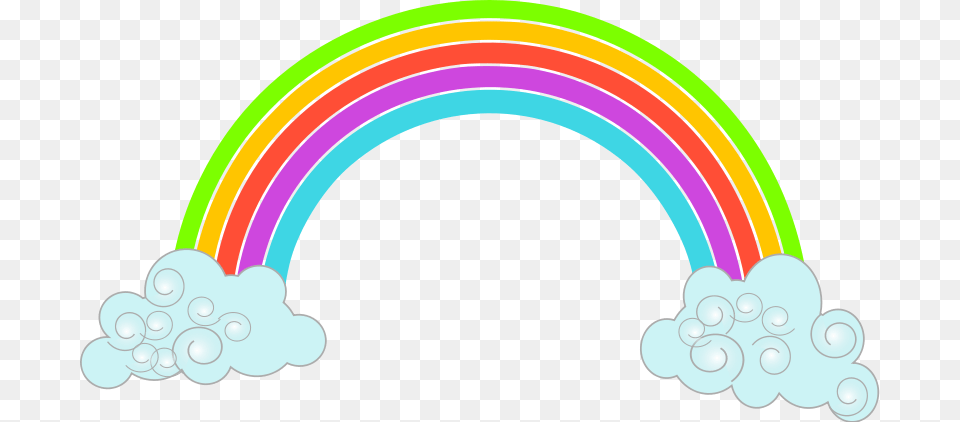 Rainbow Clipart Art, Graphics, Nature, Outdoors Free Png Download