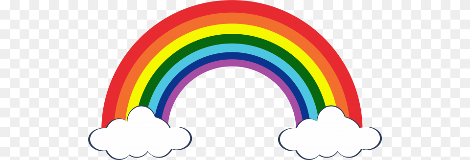 Rainbow Clipart Nice Clip Art, Nature, Outdoors, Sky, Light Free Png Download