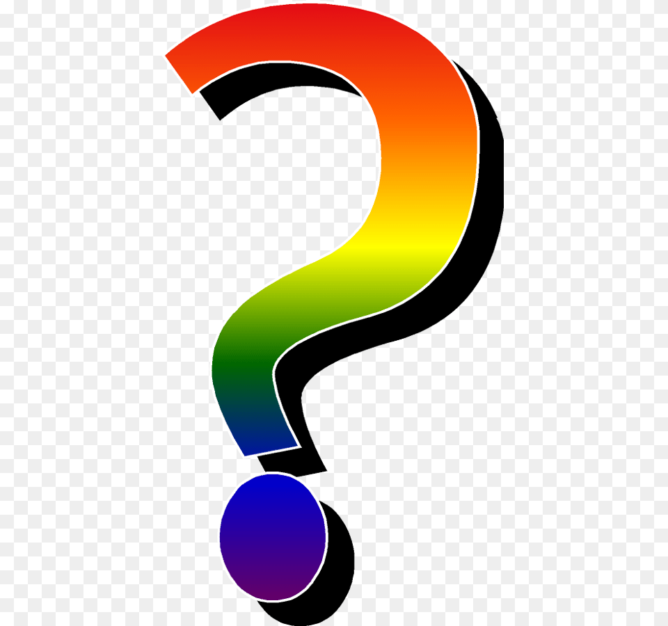 Rainbow Clipart Question Mark, Art, Graphics, Logo, Symbol Free Png Download
