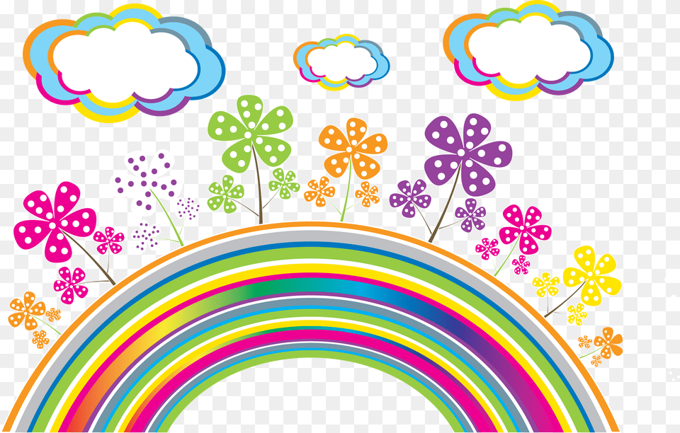 Rainbow Clipart Rainbow Vector, Art, Graphics, Cream, Dessert Png