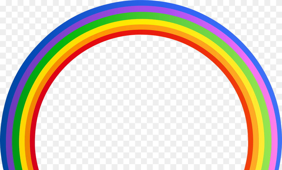 Rainbow Clipart Oval, Hoop Free Transparent Png