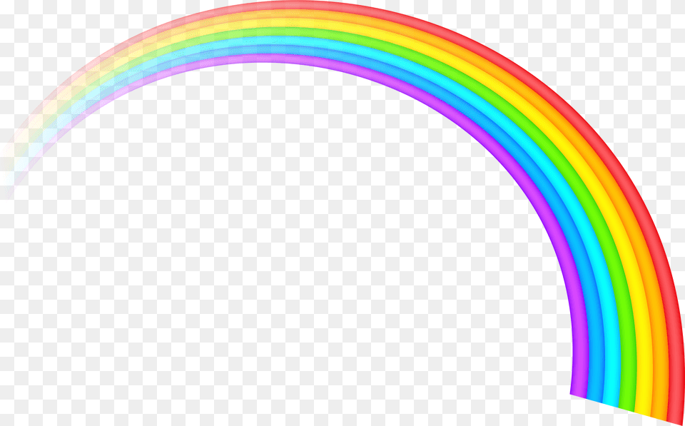 Rainbow Clipart Transparent Background, Light, Hoop Png Image
