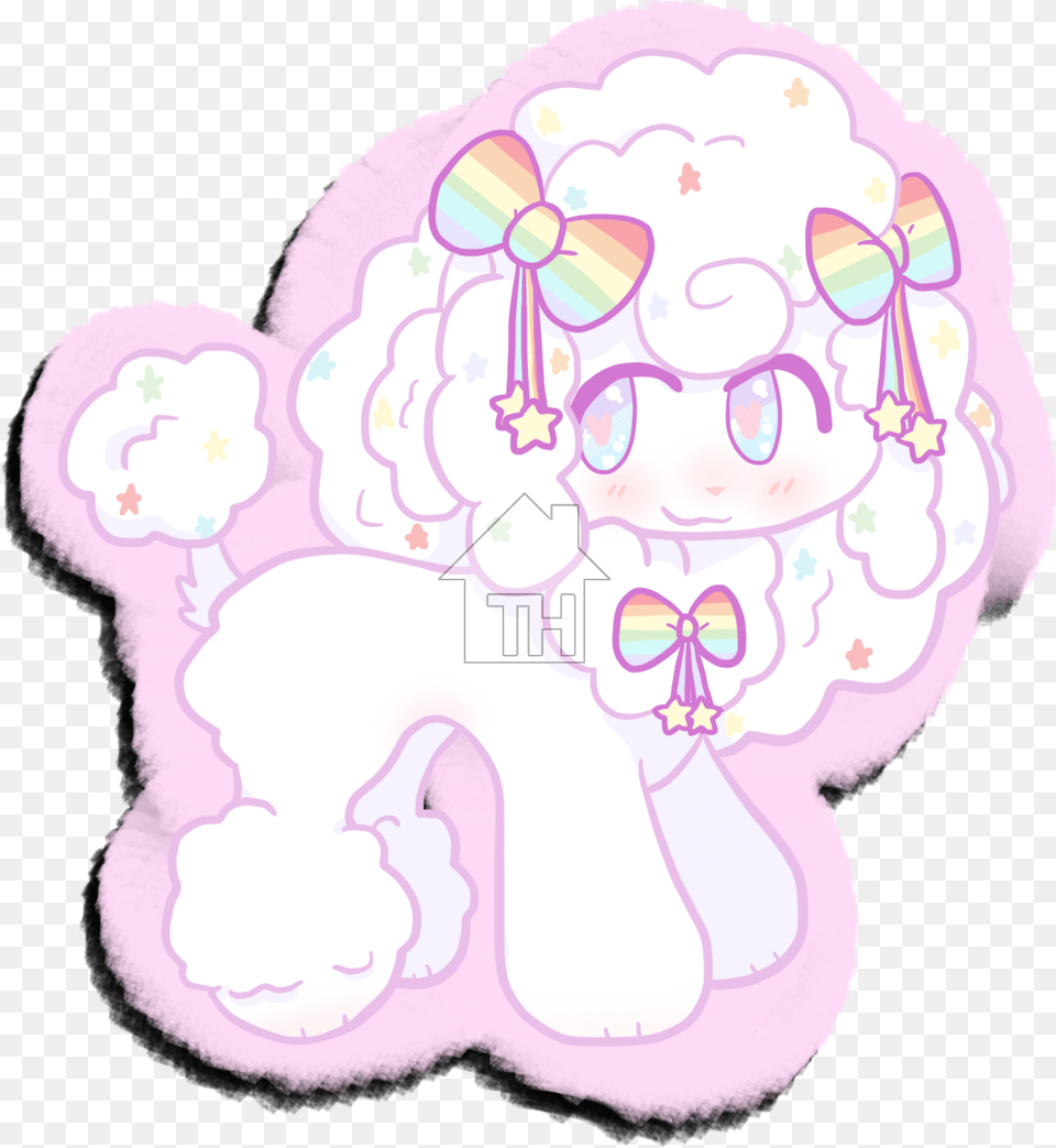 Rainbow Cloud Ami Dot, Baby, Person, Face, Head Free Transparent Png