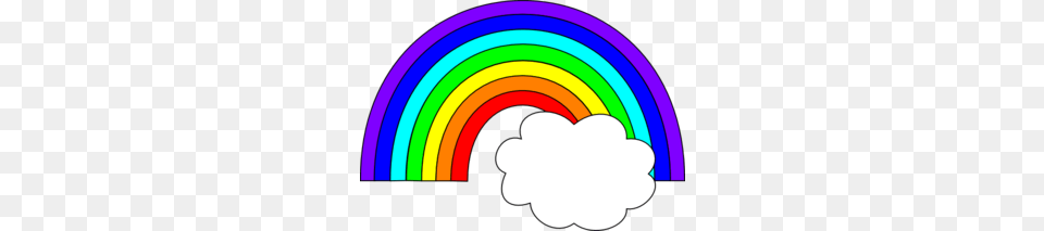 Rainbow Cloud Clipart Clip Art Images, Light, Nature, Outdoors Png Image