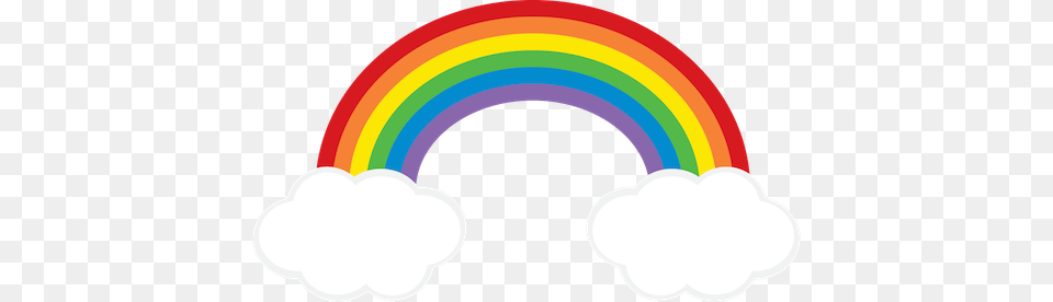 Rainbow Cloud Clipart Freebie From Go Designs, Nature, Outdoors, Sky, Light Free Png