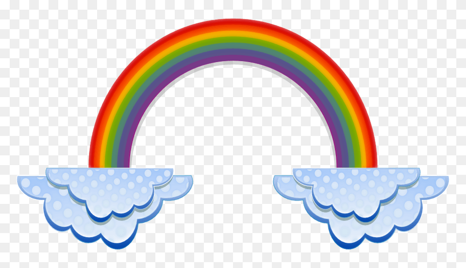 Rainbow Clouds Colors Half Free Vector Graphic On Pixabay Rainbow With Stars Clipart, Nature, Outdoors, Sky, Disk Png