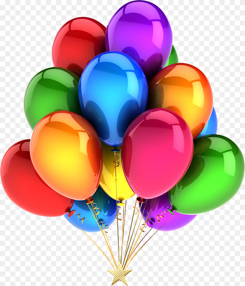 Rainbow Color Balloons, Balloon Free Png Download