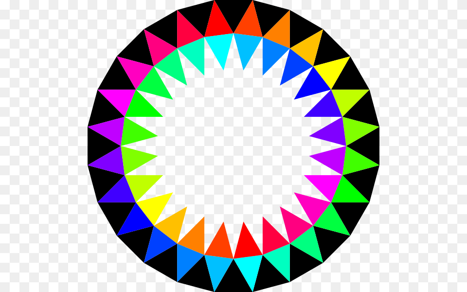 Rainbow Colors Clip Art For Web, Pattern Png