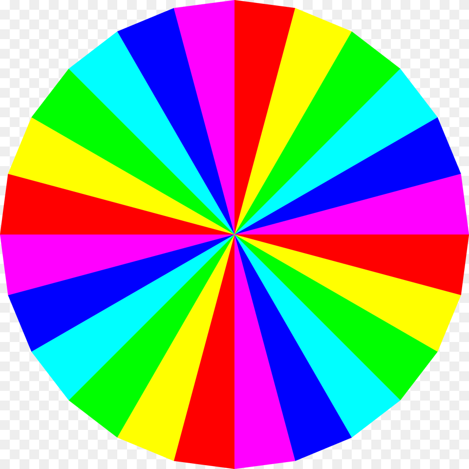 Rainbow Colours In A Circle, Sphere Png