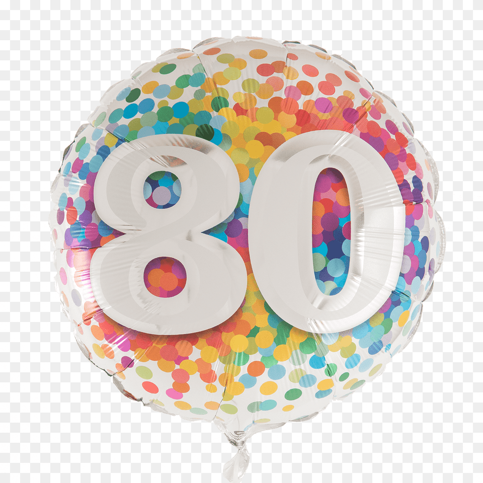 Rainbow Confetti 100 Balloon, Number, Symbol, Text Png Image