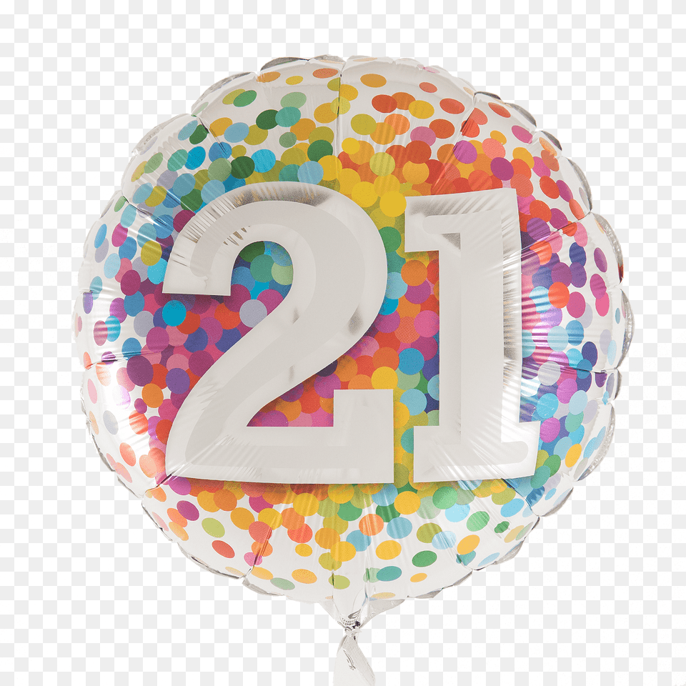 Rainbow Confetti Happy Birthday 21st, Number, Symbol, Text, Diaper Free Png Download