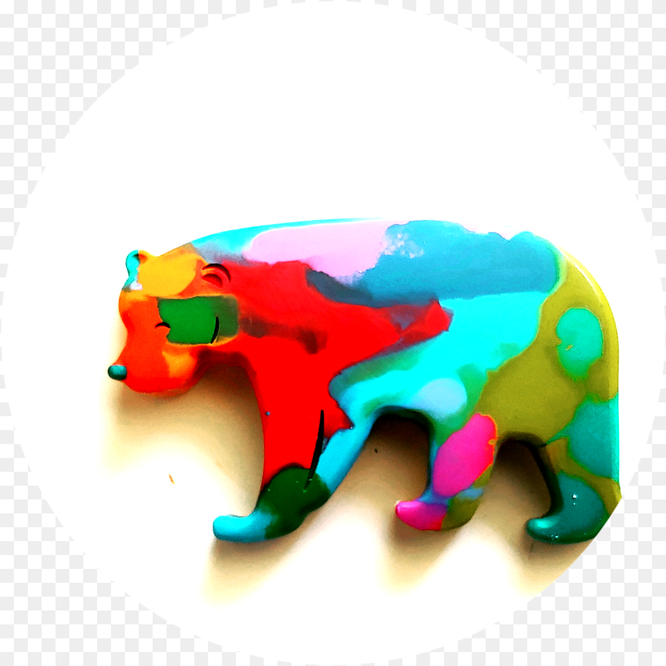 Rainbow Crayons Llc Animal Figure, Bear, Mammal, Wildlife Free Png Download