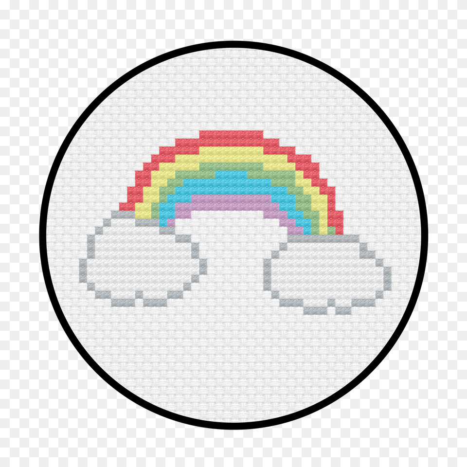 Rainbow Cross Stitch Pattern Crywolf, Astronomy, Moon, Nature, Night Png