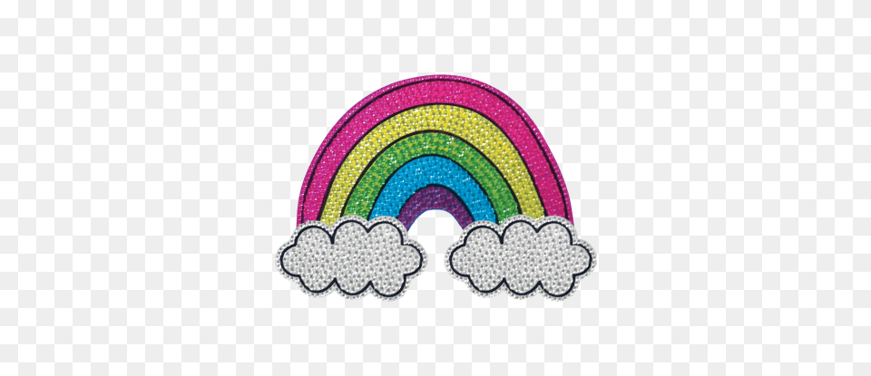 Rainbow Cupcake Rhinestone Decals Iscream, Accessories, Clothing, Hardhat, Helmet Free Png Download