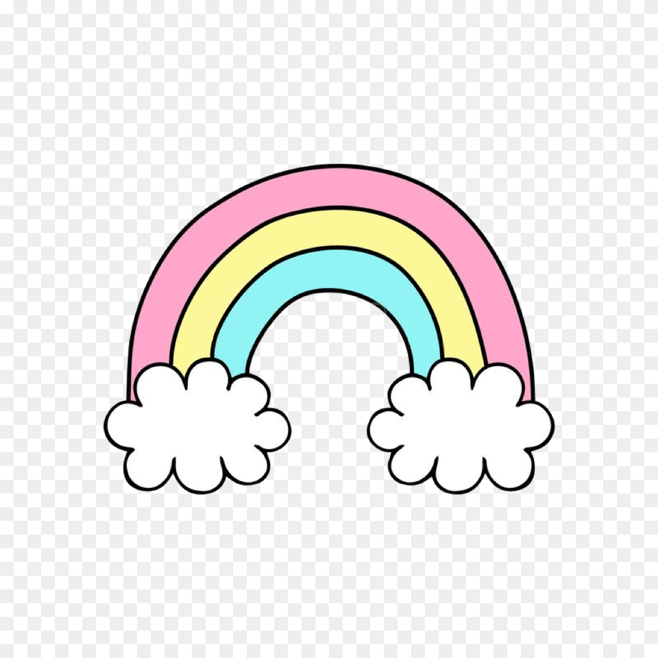 Rainbow Cute Cloud Rainbows Clipart Rainbowclipart Islamic Council Of South Africa Free Png