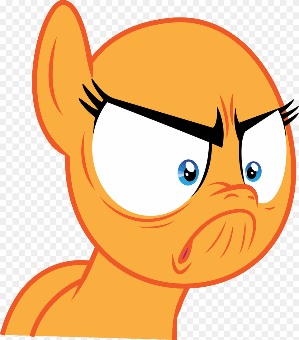 Rainbow Dash Angry Face Base F2u By Benybing Rainbow Dash Angry, Baby, Person, Cartoon Free Transparent Png