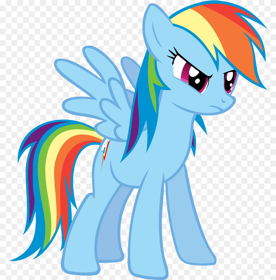 Rainbow Dash Angry Transparent, Book, Comics, Publication, Baby Png Image