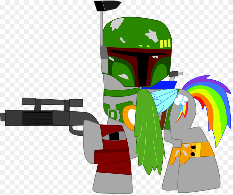 Rainbow Dash As Boba Fett In Star Wars By Ejlightning007arts Pixel Art Star Wars, Emblem, Symbol, Architecture, Pillar Free Png