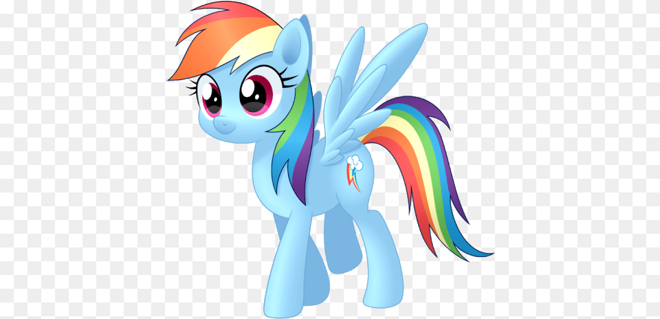 Rainbow Dash By Mirrorcrescent Mlp Rainbow Dash Wings, Art, Graphics, Book, Comics Png