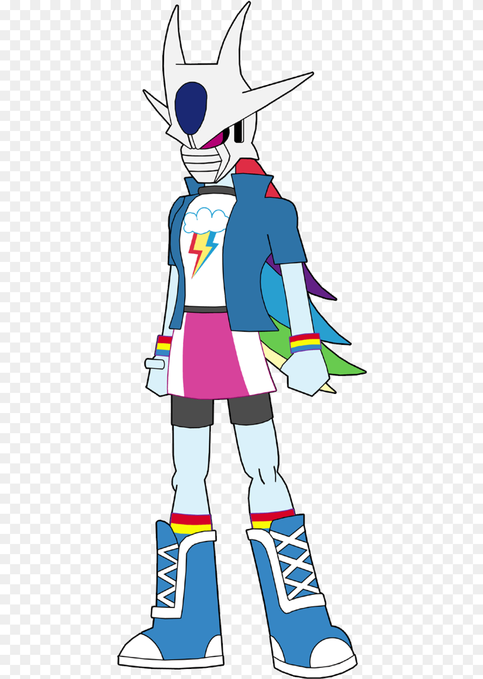 Rainbow Dash Clothing White Footwear Fictional Character Steven Universe X Dbz, Book, Comics, Publication, Person Free Transparent Png