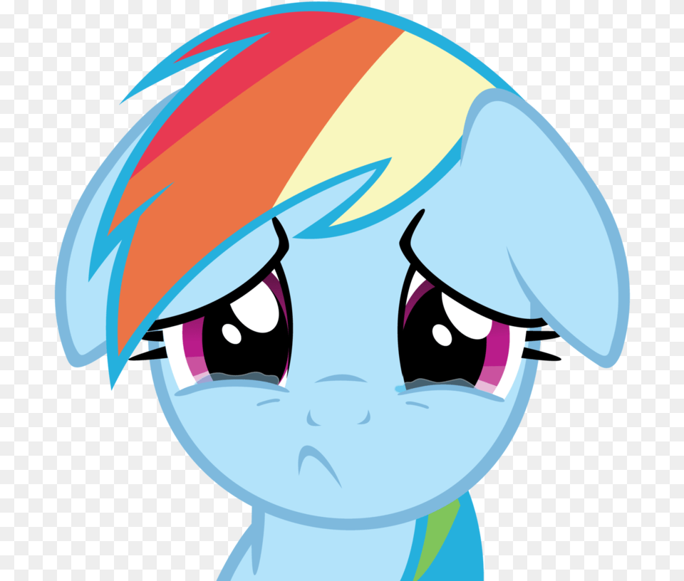 Rainbow Dash Cry By Rainbow Dash Crying, Art, Book, Comics, Publication Free Png Download