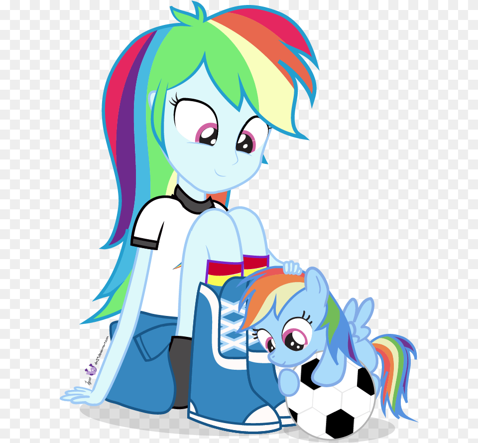 Rainbow Dash Equestria Girls Clipart Rainbow Dash Pony And Equestria Girl, Publication, Book, Comics, Baby Png Image