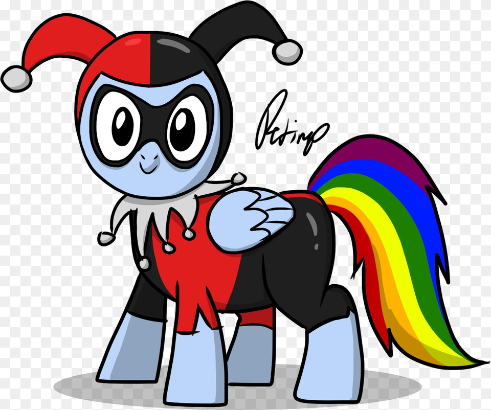 Rainbow Dash Harley Quinn, Art, Graphics, Face, Head Free Png Download