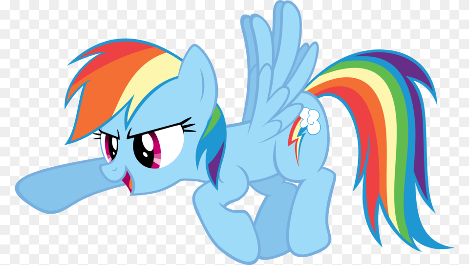 Rainbow Dash Hd My Little Pony The Movie Rated Pg, Book, Comics, Publication, Face Png Image