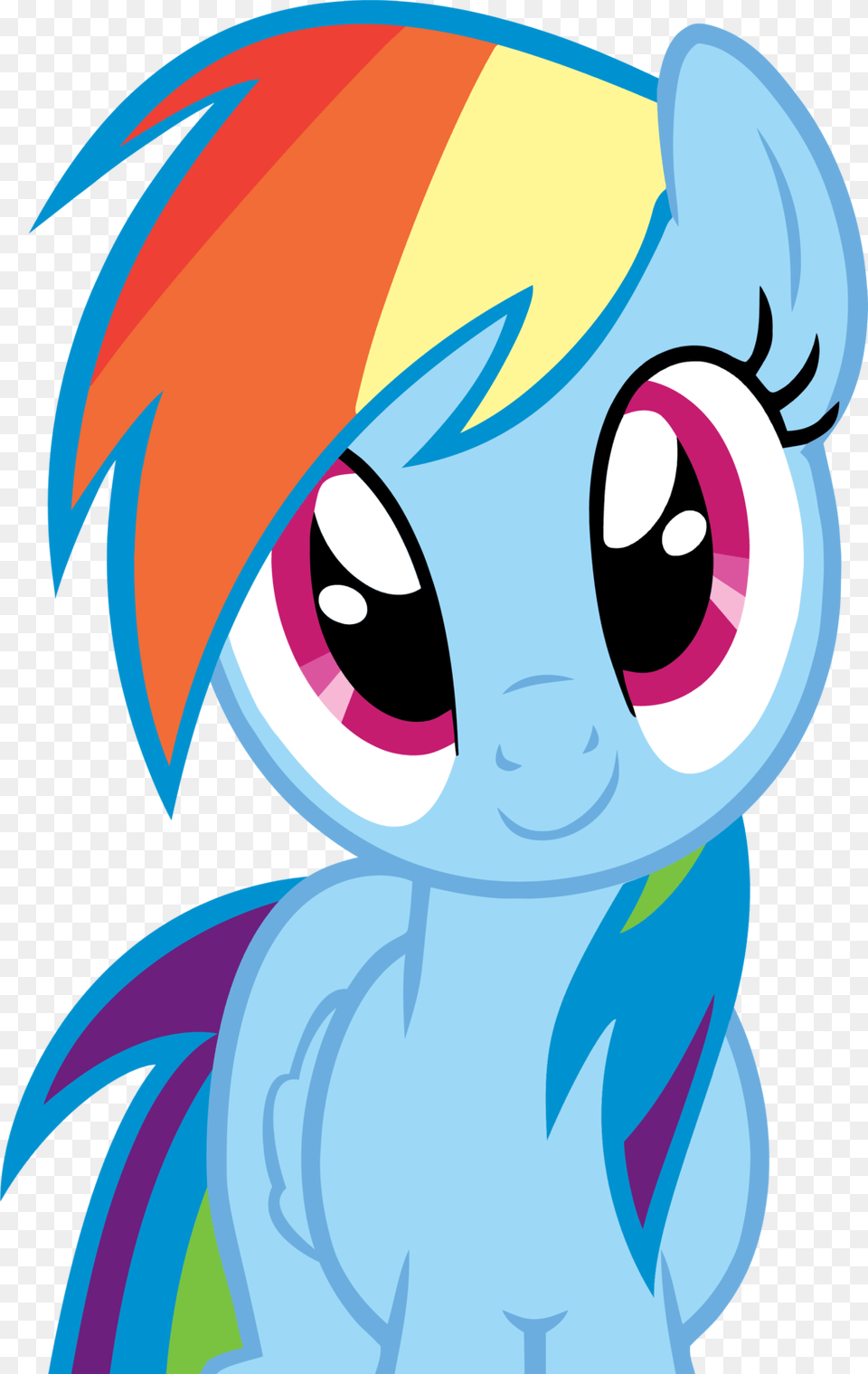 Rainbow Dash Innocent Smile By Rontoday My Little Pony Rainbow Dash Smile, Book, Comics, Publication, Art Png Image
