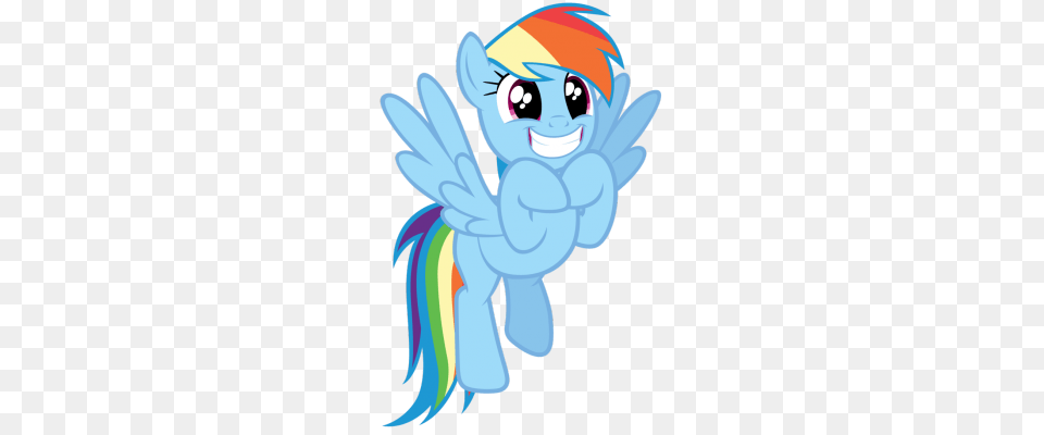 Rainbow Dash Is Excited, Animal, Baby, Bird, Jay Png Image