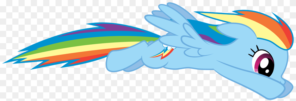 Rainbow Dash Jump, Art, Graphics Free Png Download
