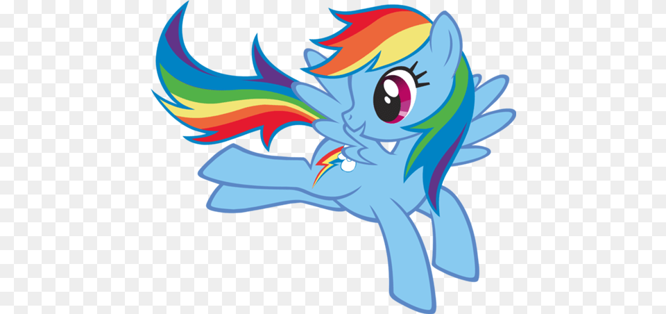 Rainbow Dash Looking Back Transparent, Art, Graphics Free Png