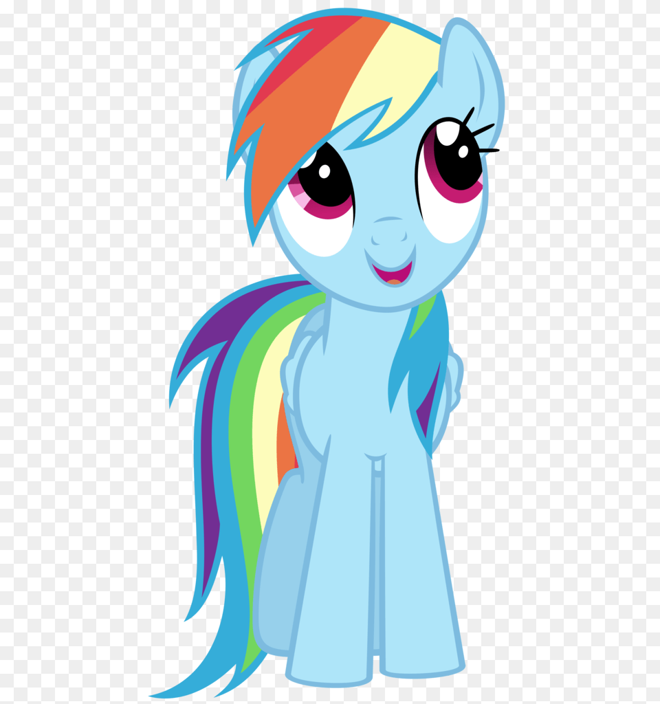 Rainbow Dash Looking Up, Publication, Book, Comics, Graphics Free Png