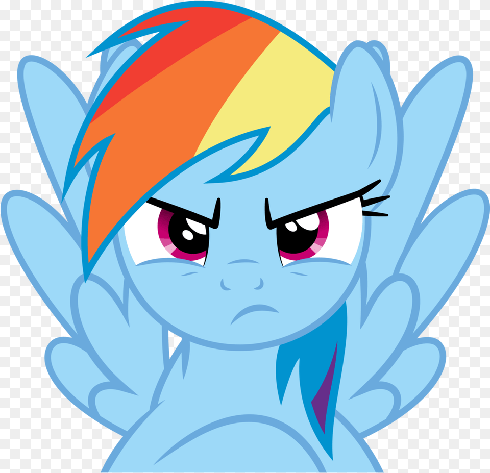 Rainbow Dash Mad 1 Rainbow Dash Angry Mad, Book, Comics, Publication, Face Png