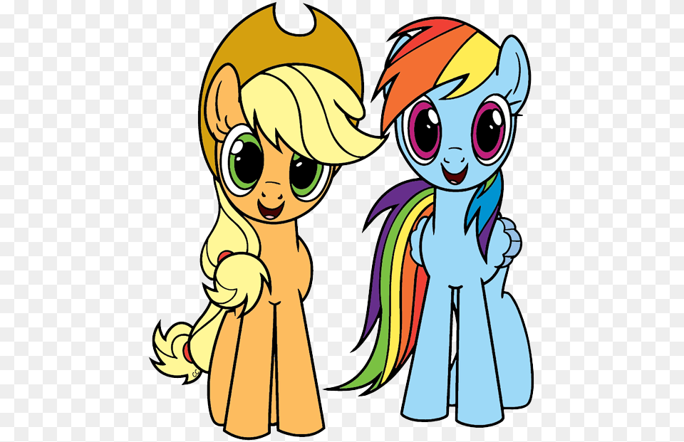 Rainbow Dash My Little Pony Applejack Rainbow Dash, Book, Comics, Publication, Baby Free Transparent Png