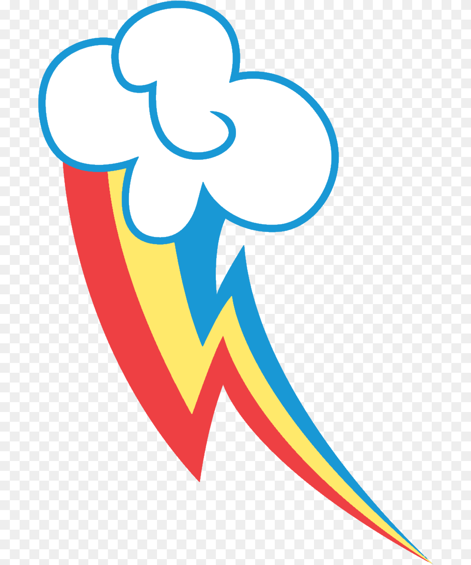 Rainbow Dash S Cutie Mark Rainbow Dash Cutie Mark, Logo, Animal, Fish, Sea Life Png