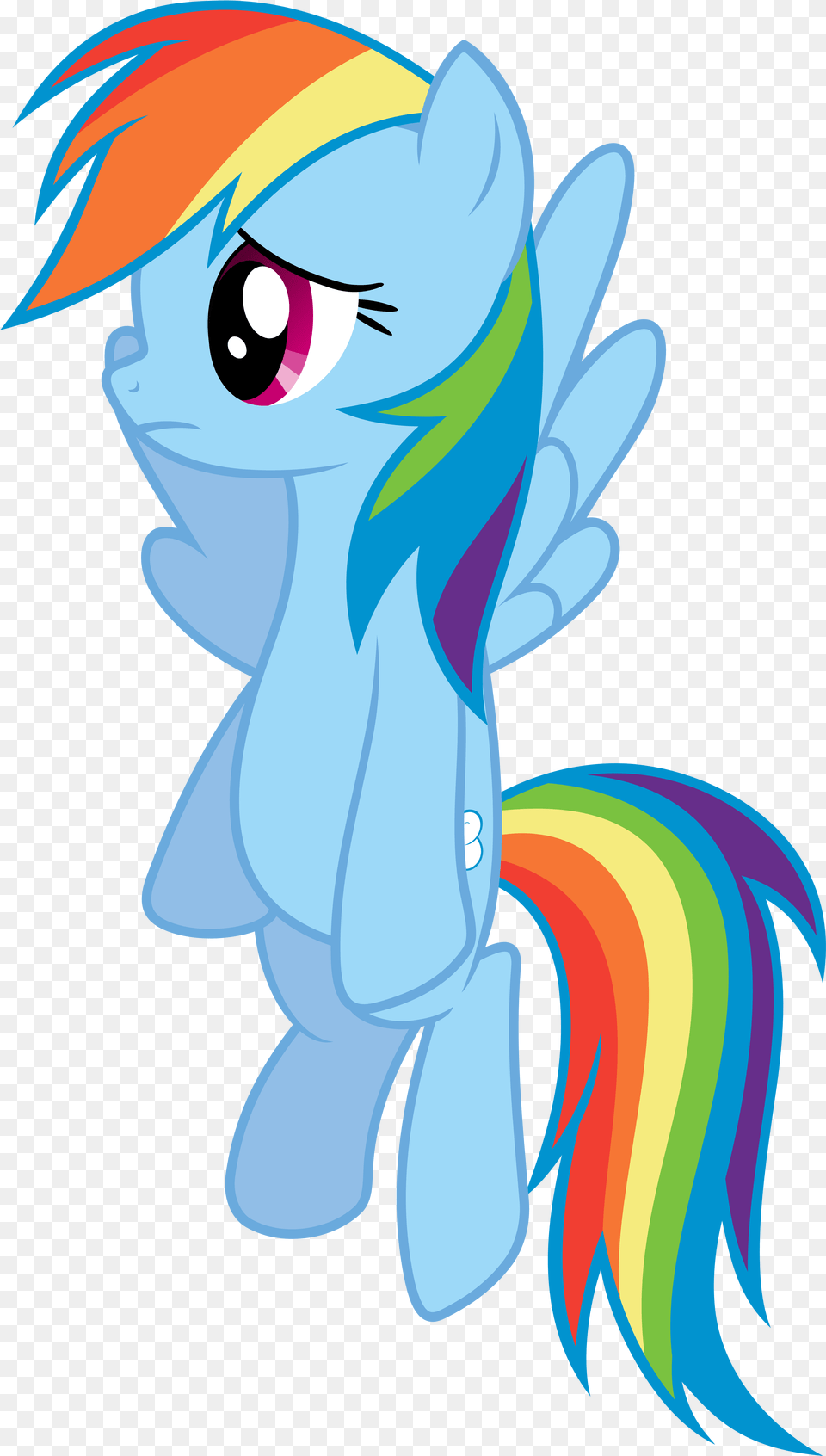 Rainbow Dash Sad Mlp Rainbow Dash Vector, Art, Graphics, Book, Comics Free Transparent Png