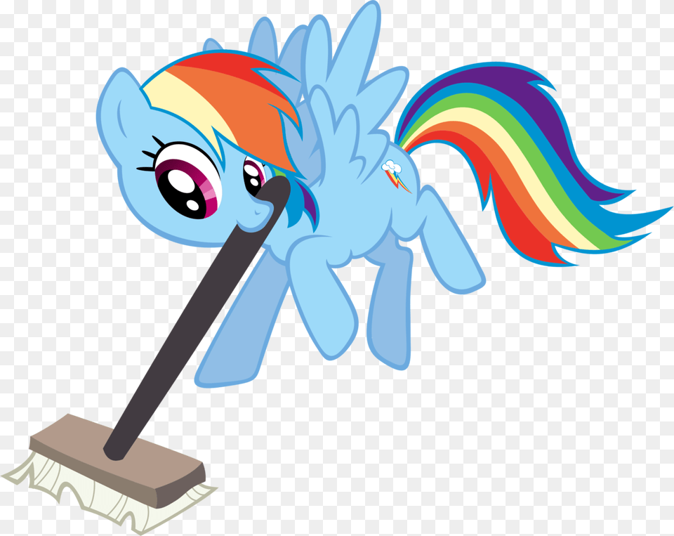 Rainbow Dash Sweep, Art, Graphics, Cleaning, Person Png Image