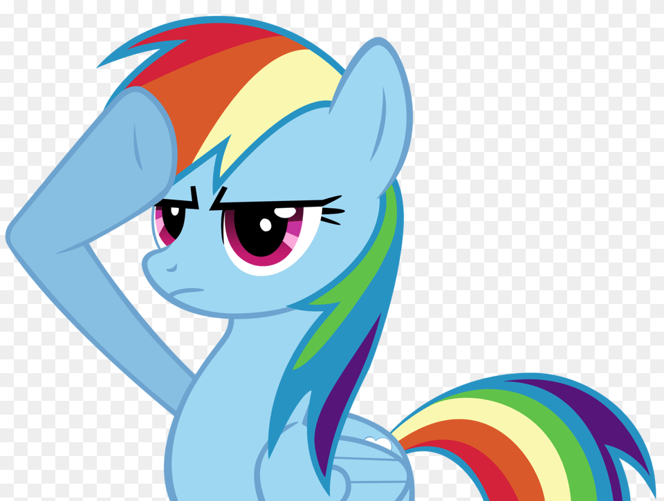 Rainbow Dash Thinking, Art, Graphics, Book, Comics Png