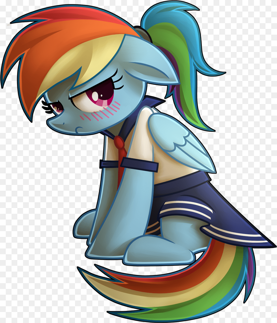 Rainbow Dash Twilight Sparkle Pony Applejack Derpy My Little Pony Kawaii Rainbow Dash, Book, Comics, Publication, Art Free Transparent Png