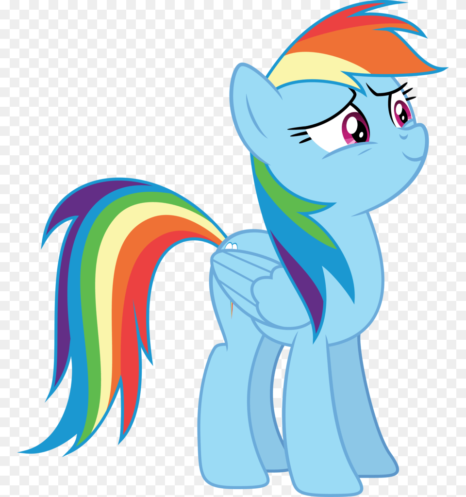 Rainbow Dash Vector Mlp Standing At Attention Base, Art, Graphics, Baby, Person Free Png