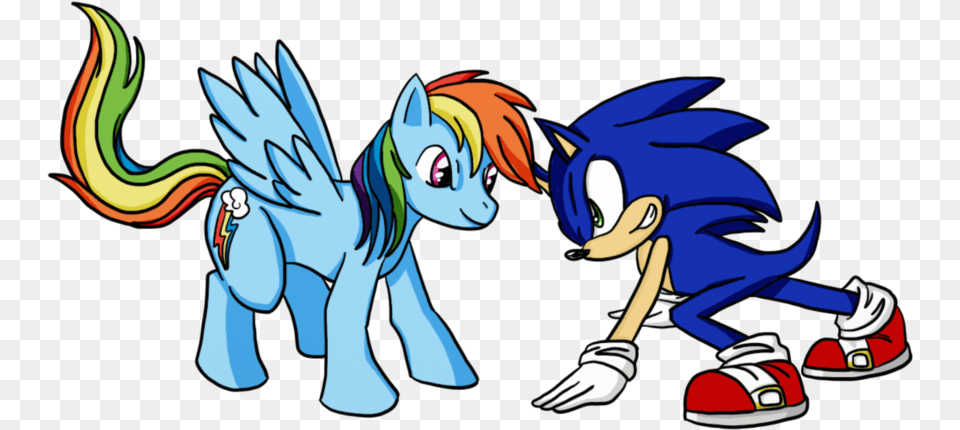 Rainbow Dash Vs Sonic Mlp Woody Woodpecker, Book, Publication, Comics, Face Png Image