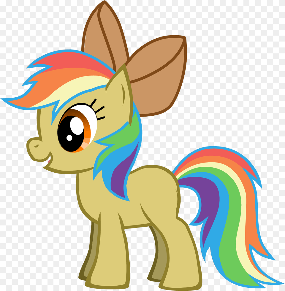 Rainbow Dash Without Wings, Baby, Person Free Png Download