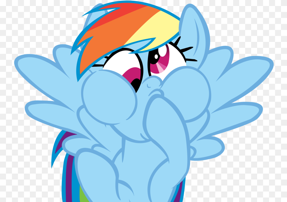 Rainbow Derp Vector By Mylittleluckywish My Little Pony Hi, Flower, Plant, Art Free Transparent Png
